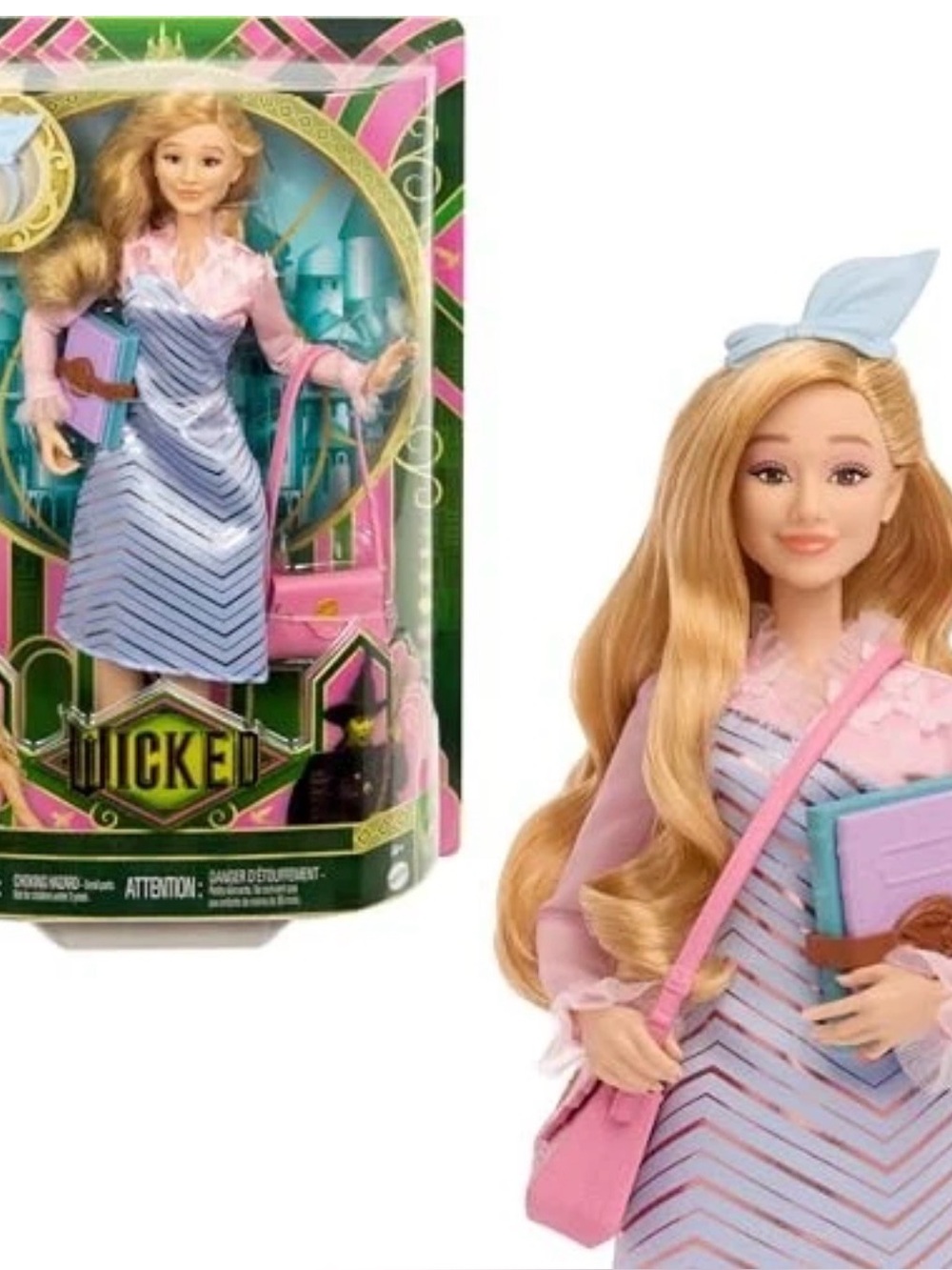 Wicked Glinda shiz uniform Barbie doll